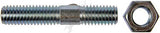 APDTY 30279 Double Ended Stud - 7/16-14 X 3/4 In. And 7/16-14 X 1-1/4 In.