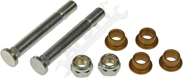 APDTY 49585 Door Hinge Pin And Bushing Kit - 2 Pins, 4 Bushings And 2 Nuts