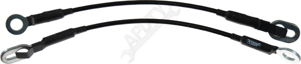 APDTY 49630x2 Tailgate Support Cables Set Rear L&R