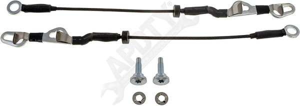 APDTY 49640 Tailgate Cable Set Fits 2004-2012 Colorado or Canyon Pickup (16.5")