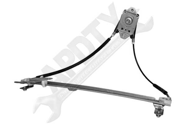 APDTY 55076025AD Window Regulator Assembly (Manual Hand-Crank Type) Front Left