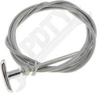 APDTY 66311 Control Cables With 1-3/4 In. Chrome Handle,  7 Ft. Length
