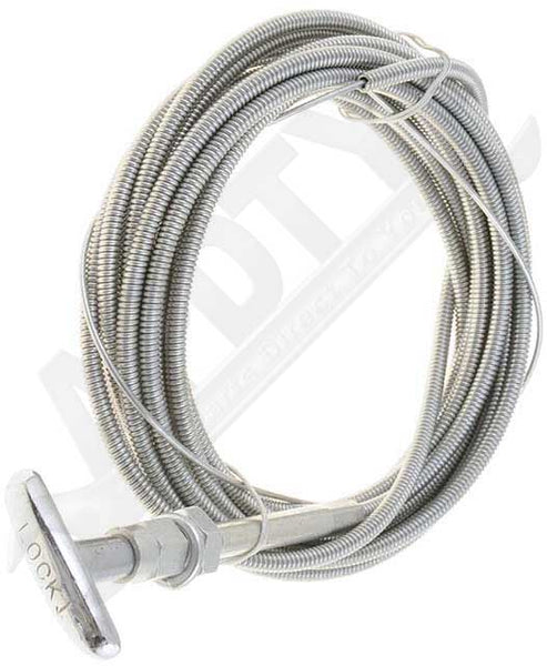 APDTY 66312 Control Cables With 1-3/4 In. Chrome Knob, 15 Ft. Length