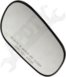 APDTY 67212 Non-Heated Plastic Backed Mirror Right Replaces F8AZ17K707AA