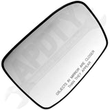 APDTY 67479 Non-Heated Plastic Backed Mirror Right