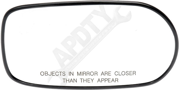 APDTY 67718 Replacement Glass - Plastic Backing