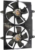 APDTY 731539 Dual Radiator & AC Condenser Cooling Fan Assembly
