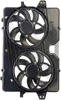 APDTY 732149 Dual Radiator & AC Condenser Cooling Fan Assembly