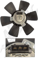APDTY 732389 Radiator Cooling Fan Motor & Blade