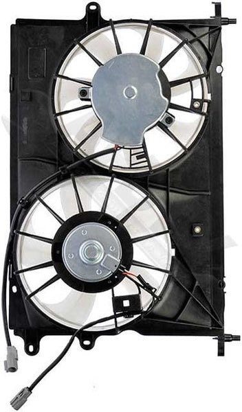 APDTY 732478 Dual Radiator & AC Condenser Cooling Fan Assembly