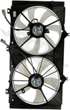 APDTY 732522 Cooling Fan Assembly -Dual Radiator/Condenser Replaces 16361-0H090)