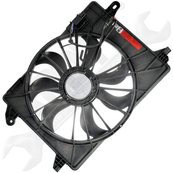 APDTY 732637 Radiator Cooling Fan Assembly (Replaces 68050129AA)
