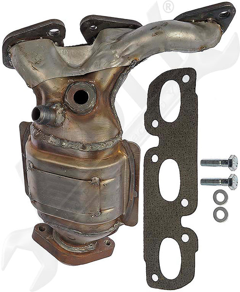 APDTY 784995 Exhaust Manifold with Integrated Catalytic Converter Fits 00-01 MPV