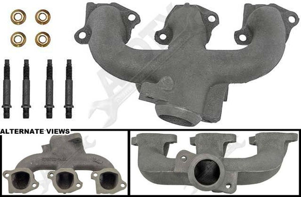 APDTY 785206 Exhaust Manifold Kit Fits Select 88-95 Taurus, Continental, & Sable