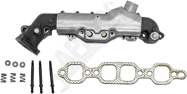 APDTY 785356 Exhaust Manifold Kit Right Fits Select 1981-1986 GM Models