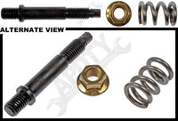 APDTY 786327 Double Ended Stud - (3) Springs (3) Studs (3) Lock Nuts