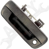 APDTY 91695 Tailgate Handle With Keyhole; Black