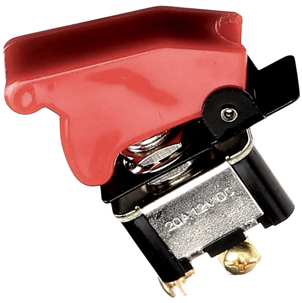 ELECTRICAL SWITCHES - TOGGLE - RACING STYLE KILL SWITCH - RED COVER