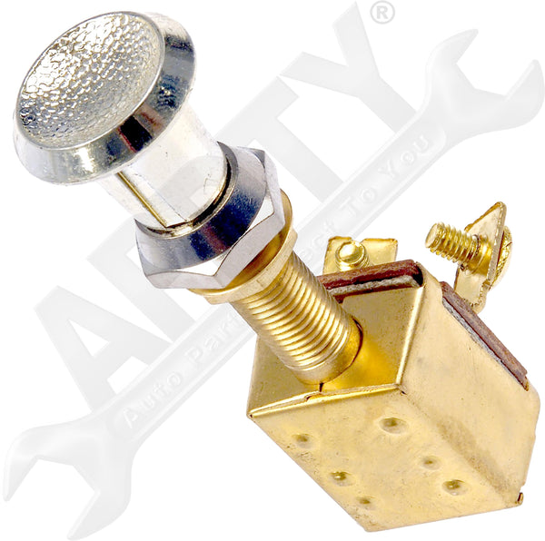 ELECTRICAL SWITCHES - PUSH/PULL BRASS - ON-OFF FUNCTION SCREW TERMINALS