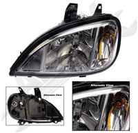 APDTY 9996313 Headlight Assembly Left Driver 2004-2014 Freightliner Columbia