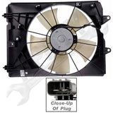 APDTY 732620 Rad Fan Assembly, Replaces 19015RYEA01, 19020RN0A71, 19030RYEA11