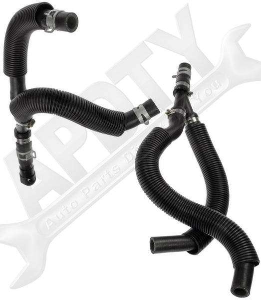 APDTY 737418 Engine Heater Hose Assembly Supply Return For Rear Auxillary Heater